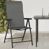 Maison Chic Zložljivi Vrtni Stoli - Stol za vrti 4 kosi siv poli ratan JS2876, (21875998) | Shoptok.si