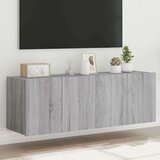 vidaXL Stenske TV omarice z LED 2 kosa siva sonoma 60x35x41 cm | Shoptok.si