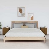  Noćni ormarići 2 kom boja meda 40x34x45 cm od masivne borovine Smeđa Cijene