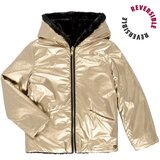 Guess LS REVERSIBLE FAUX FUR JACKET Gold Cijene