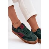 Boto Velvet Women's Sneakers on Platform Green Skye | shoptok.hr