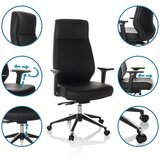 MID.YOU Pisarniški Stol Vitoro Eco, Črna | Shoptok.si