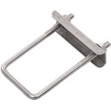  U-spojnik za stupove ograde 60 x 40 mm 25 setova | shoptok.hr