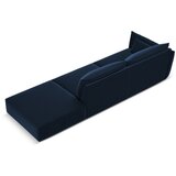 Mazzini Sofas Temno modra žametna sedežna garnitura levi kot 264 cm Vanda – | Shoptok.si