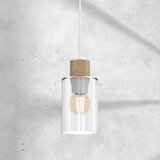  Luster na kablu MADERA 1xE27/60W/230V bela/drvo | Eponuda.com