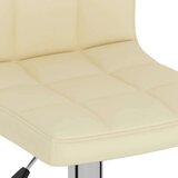 vidaXL Barski stolček krem blago | Shoptok.si