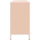  Komoda ružičasta 135x39x73,5 cm hladno valjani čelik | shoptok.hr