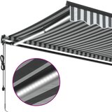 Tenda na automatsko uvlačenje LED antracit i bijela 500x350 cm | Eponuda.ba