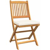  Sklopiva stolica s jastukom 6 pcs Bijelo 49 x 57,5 x 92 cm | shoptok.hr