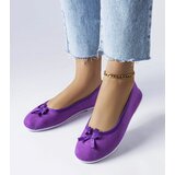 Gemre Purple fabric ballet flats Gendron | Shoptok.si