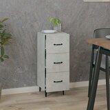  Komoda siva boja betona 34,5x34x90 cm od konstruiranog drva | shoptok.hr