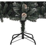 vidaXL Umjetno božićno drvce s stalakom Zelena 129.5 x 129.5 x 240 cm | shoptok.hr