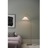 Ellos Home Krem/mjedena tekstilna stojeća svjetiljka sa savitljivom konstrukcijom (visina 155 cm) Kate – | shoptok.hr