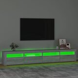 TV ormarić s LED svjetlima boja hrasta sonome 240x35x40 cm | shoptok.hr