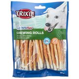 Trixie poslastice za pse kožni štapići sa piletinom 12cm/30kom 31378 Cene