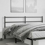 Metalno zamjensko uzglavlje crno 193 cm | shoptok.hr