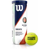 Wilson roland garros official 3 ball, lopta za tenis, žuta WRT125000 Cene'.'