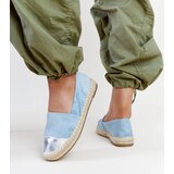 Gemre Blue-silver glittery espadrilles Surana | shoptok.hr
