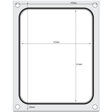Hendi Matrica za zaptivanje posuda, spremnik 227x178 mm | Eponuda.com