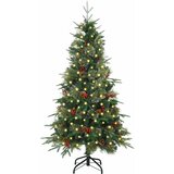  Umjetno božićno drvce s nogom s stalakom Zelena 150 cm PE i PVC | shoptok.hr