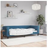 vidaXL Dnevni krevet plavi 90 x 200 cm baršunasti | shoptok.hr