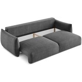 Makamii Temno siva raztegljiva sedežna garnitura 230 cm Leila – | Shoptok.si
