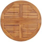  Sklopivi vrtni blagovaonski stol Ø 90 x 75 cm masivna tikovina | shoptok.hr
