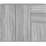  Komoda boja sivog hrasta 91x29,5x75 cm od konstruiranog drva | shoptok.hr
