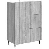 vidaXL Strani šal Siva Sonoma 66 x 34,5 x 91,5 cm Inženirski les, (5000217843) | Shoptok.si