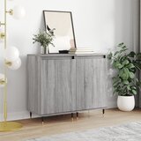 vidaXL Komoda 2 kosa siva sonoma 40x35x70 cm inženirski les Cene