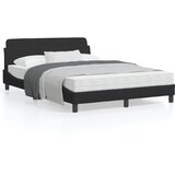 vidaXL Okvir za krevet s uzglavljem crni 140x190 cm baršunasti Cijene