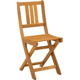  Vanjske bistro stolice 4 pcs Krem bijela 38 x 46 x 85 cm - 4 Prirodna i kremasto bijela | shoptok.hr