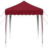  Rastezljivi šator za svadbe - šator za zabave Tamno crvena 195 x 195 x 245 cm - Tamno crvena Bez bočnog zida | shoptok.hr