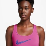Nike Športni nedrčki Swoosh Modra | Shoptok.si