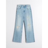 Sinsay High waist wide leg traperice | shoptok.hr