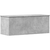 vidaXL Škatla za shranjevanje betonsko siva 90x35x35 cm inženirski les | Shoptok.si