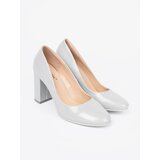 SEASTAR GREY PATENT LEATHER PUMPS | Shoptok.si