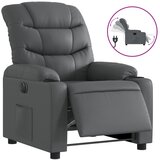 Maison Chic Električni naslanjač - Relax naslanjač sivo umetno usnje, (22062140) Cene