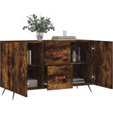  Komoda boja dimljenog hrasta 100 x 36 x 60 cm konstruirano drvo | shoptok.hr