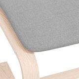  Tabure svjetlosivi 51 x 41 x 40 cm od tkanine | shoptok.hr