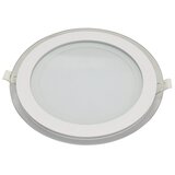 Mitea Lighting ugradni okrugli led panel beli 18W 6500K stakleni MPC18 Cene