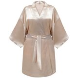 Glov satenski kimono bademantil - šampanjac Cene