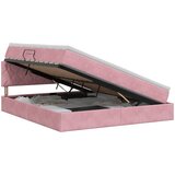  Krevet s od storage s uzglavljem Ružičasta 140 x 200 cm Baršun | shoptok.hr