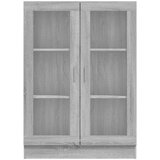  Vitrina boja sivog hrasta sonome 82,5 x 30,5 x 115 cm drvena | shoptok.hr