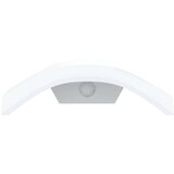 vidaXL Zunanje LED stenske senzorske svetilke bela tlačno lit aluminij | Shoptok.si