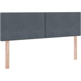 LED krevet za pohranu s madracem Tamnosiva 140 x 200 cm Baršun | shoptok.hr