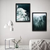 Wallity slika wave forest, 2 dela, 30 x 40cm Cene