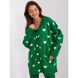 BADU Cardigan-BA-SW-2207.32P-Green | Shoptok.si