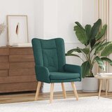  Fotelja Tamnozelena 63 x 67 x 94 cm Tkanina i šperploča | shoptok.hr