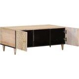 vidaXL Klubska mizica 100x54x40 cm trden mangov les | Shoptok.si